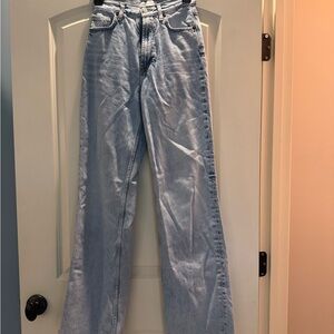 Zara Light Blue Flare Jeans
